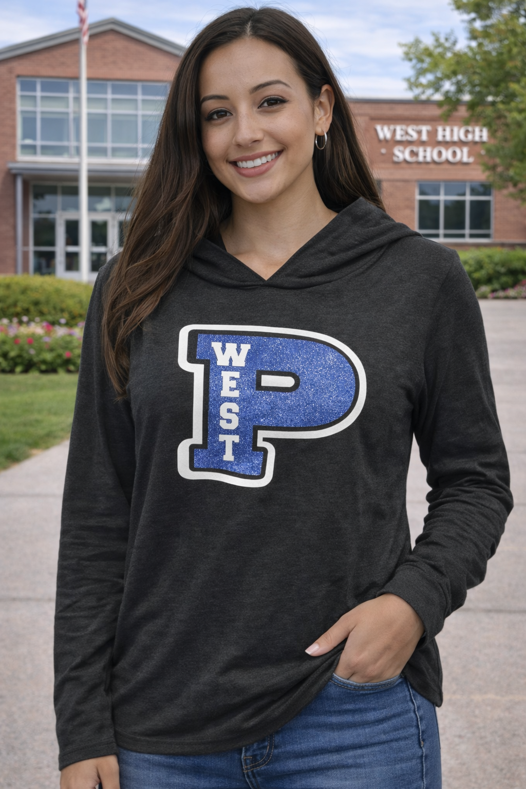 PWHS Cyclones (Glitter Hoodie)