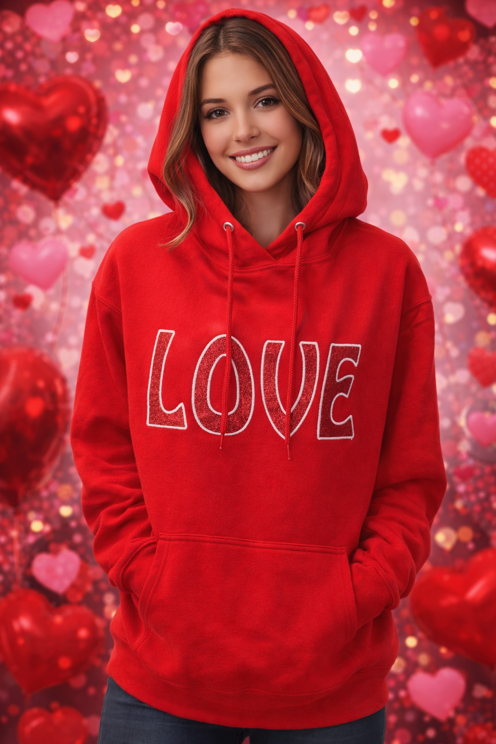 LOVE (Glitter Hoodie)