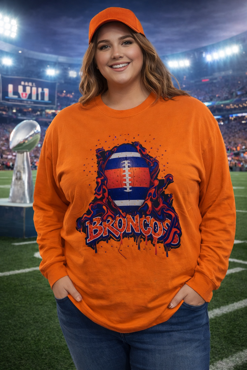 Football Splash Fan Wear (Long Sleeve Tee)