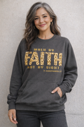 Walk by Faith Leopard (Crewneck)
