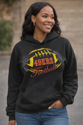 Football Fan Wear (Rhinestone Hoodie)