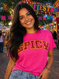Spicy Glitter Vinyl T-Shirt
