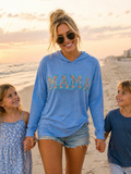 Mama Long Sleeve Hooded Tee