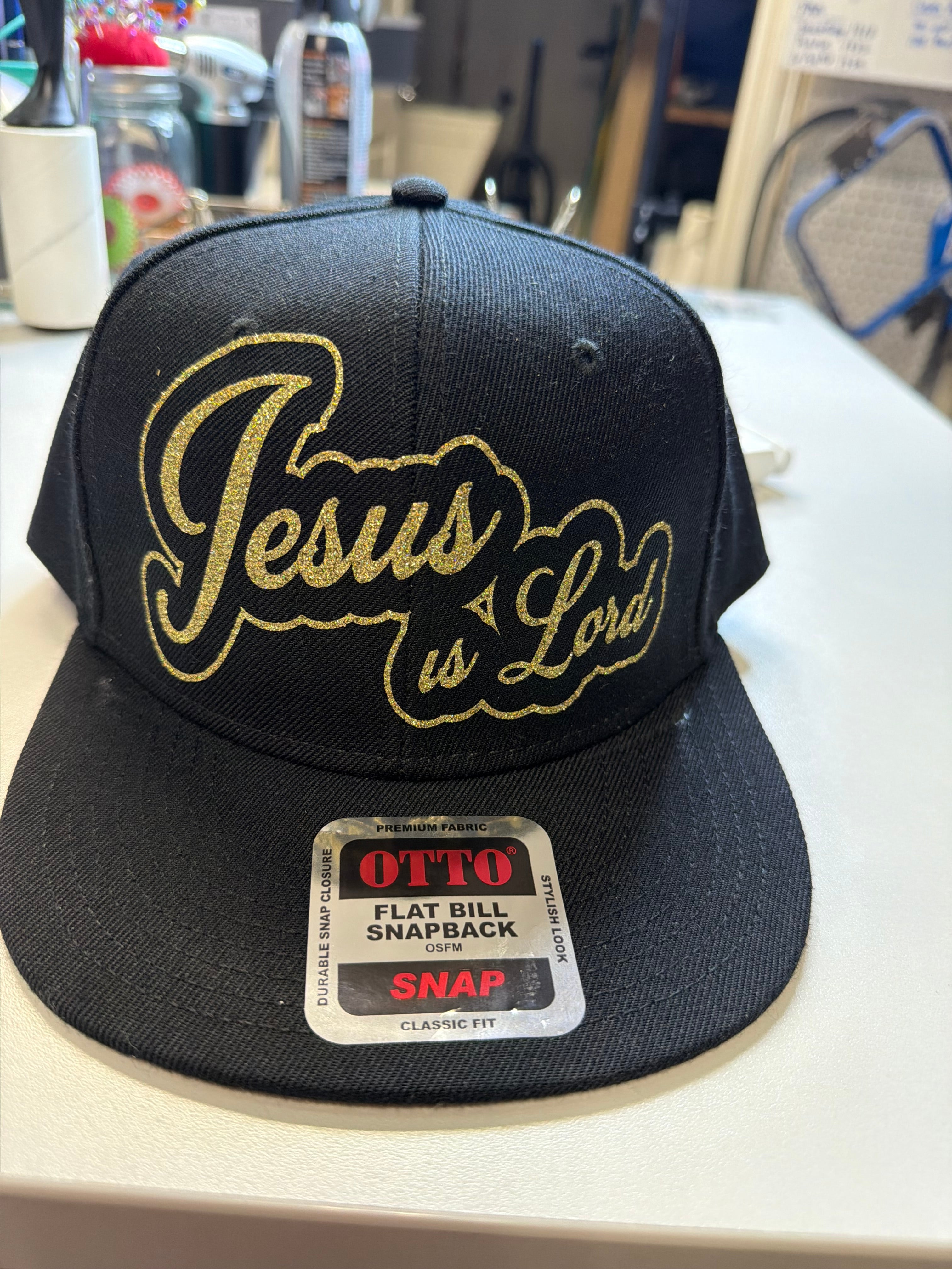 Customized Black Snapback Hat