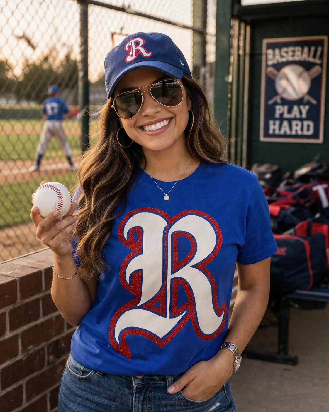 Raptors Baseball “R” Logo Tee